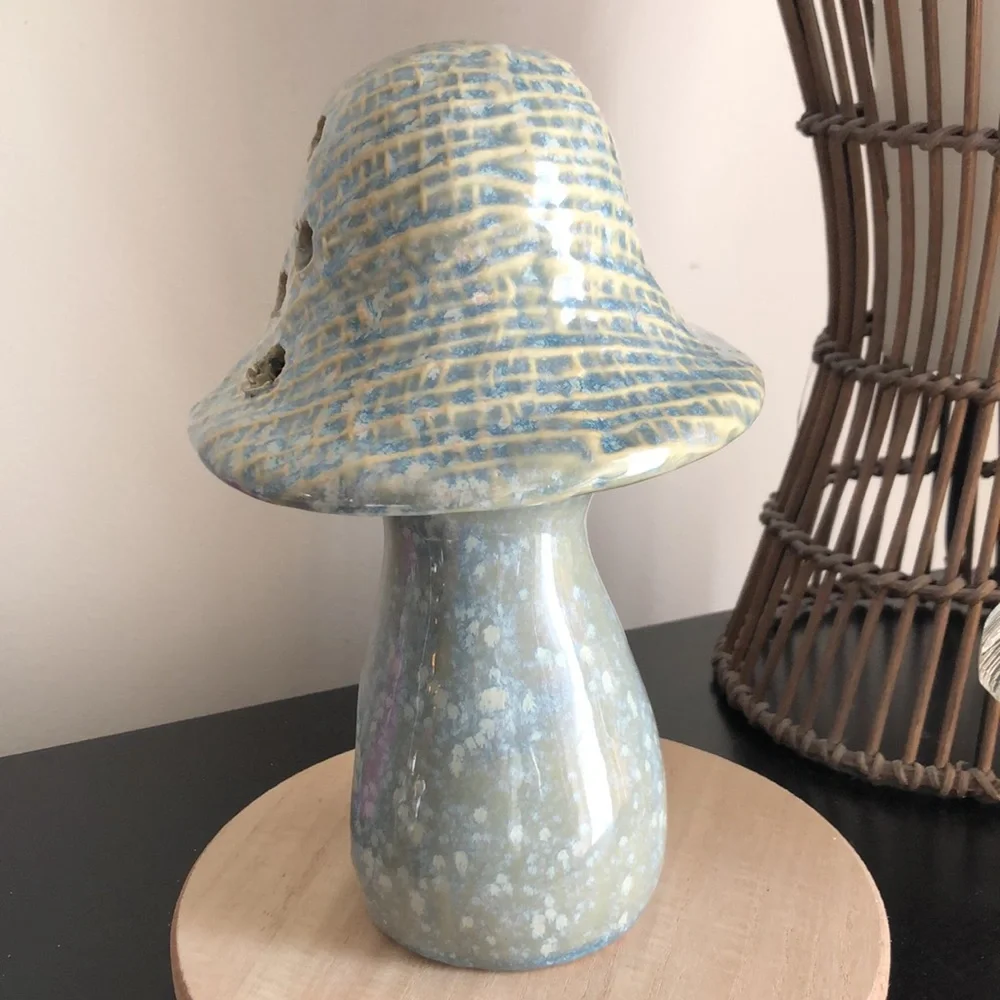 Mushroom Tealight Candle Holder Decor